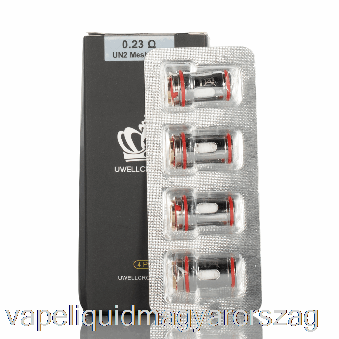 Uwell Crown 5 Cseretekercs 0,23 Ohm és 2 Egyhálós Tekercs Vape Toll